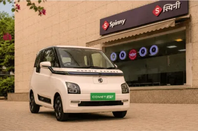 Spinny collaborates with Nissan, MG, and Tesla to offer exclusive perks. Featured Image