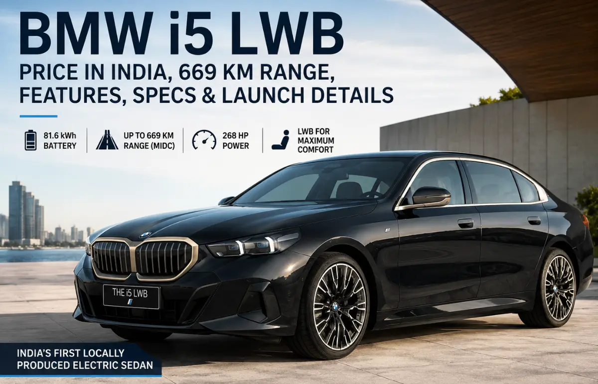 BMW i5 LWB: Pre-Bookings, Price in India, Features, Specs & Launch Details Featured Image