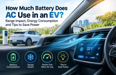 How Much Battery Does AC Use in an EV? Range Impact, Energy Consumption and Tips to Save Power