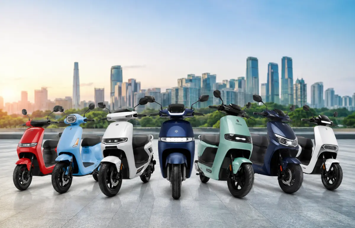 Electric Scooter Sales August 2026: TVS Leads As India’s EV Two Wheeler Market Crosses 1.36 Million Units Featured Image