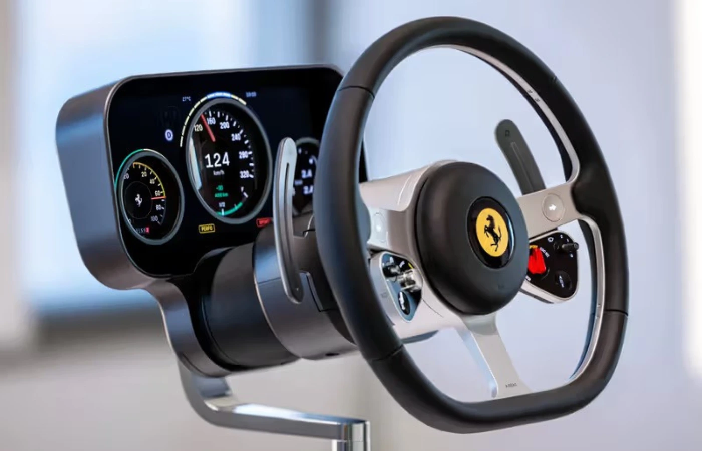 Ferrari Reveals Interior of Its First Electric Car | Luce