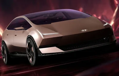 Hyundai showcases the upcoming Ioniq sedan through the Venus concept. Featured Image