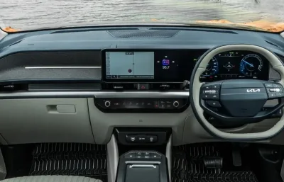 Kia Carens Clavis EV dashboard
