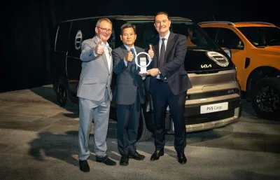 Kia PV5 wins International Van of the Year (IVOTY) Award. Featured Image