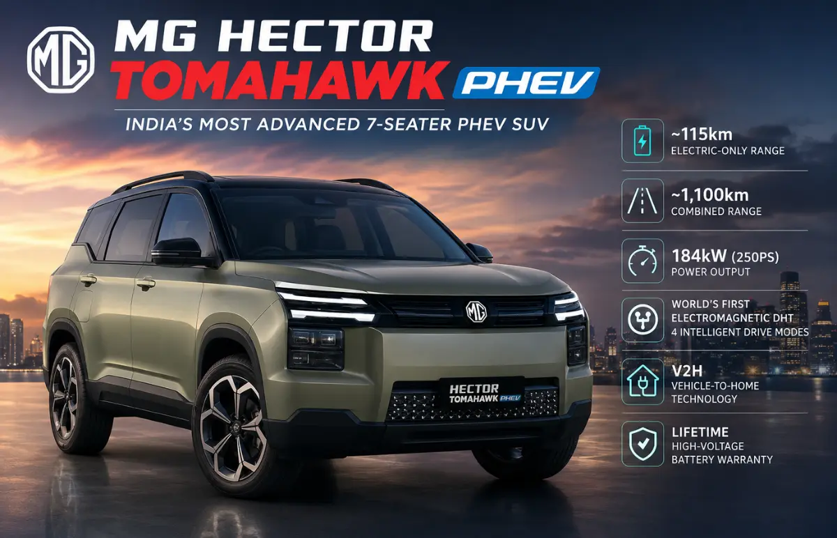 MG Hector Tomahawk Launched in India: PHEV Technology, ADAPT Platform & Competition Featured Image