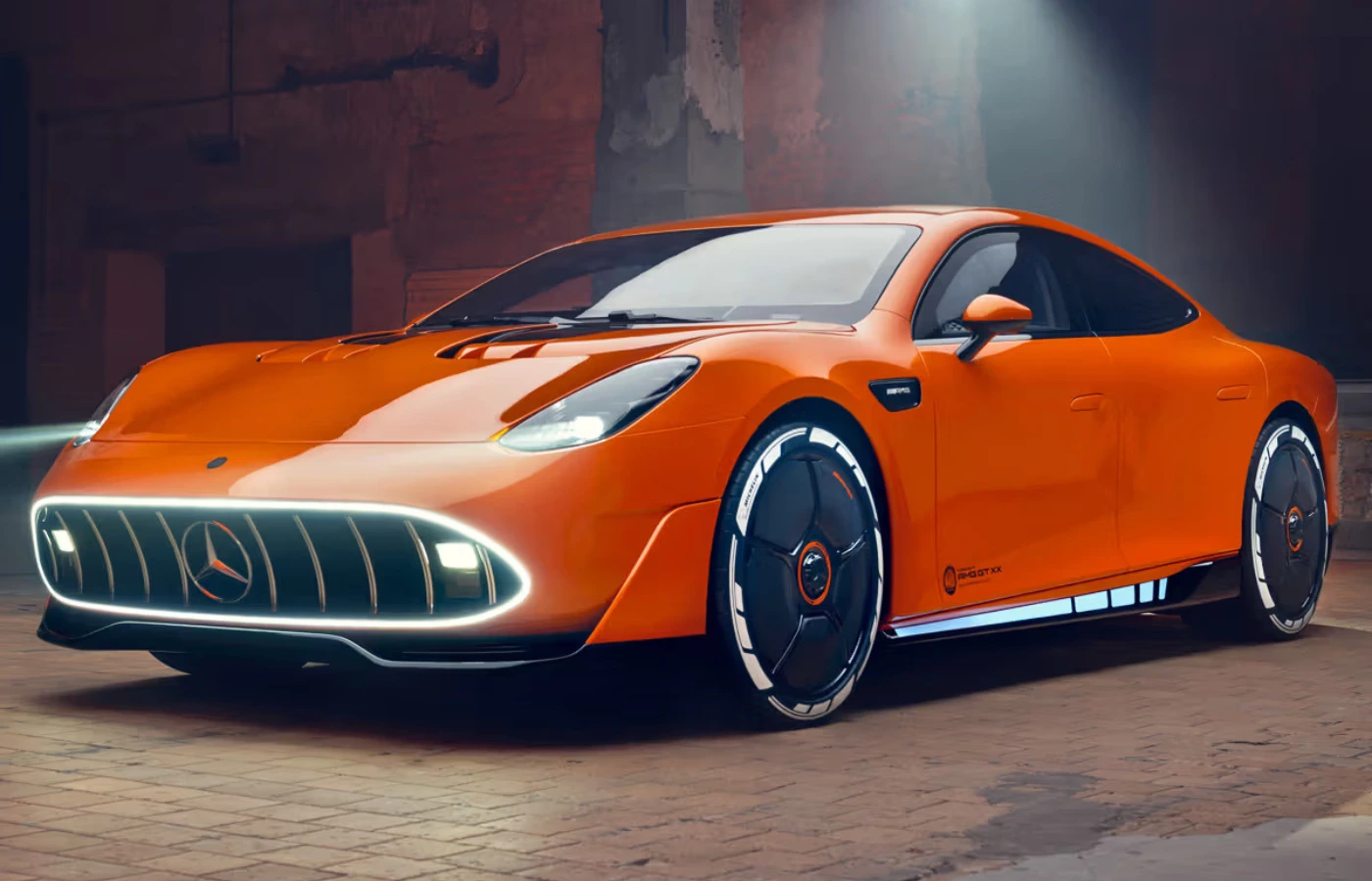 The Mercedes-AMG GT XX has arrived, marking AMG's first venture into all-electric concepts.