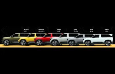 Tata Sierra EV Colours