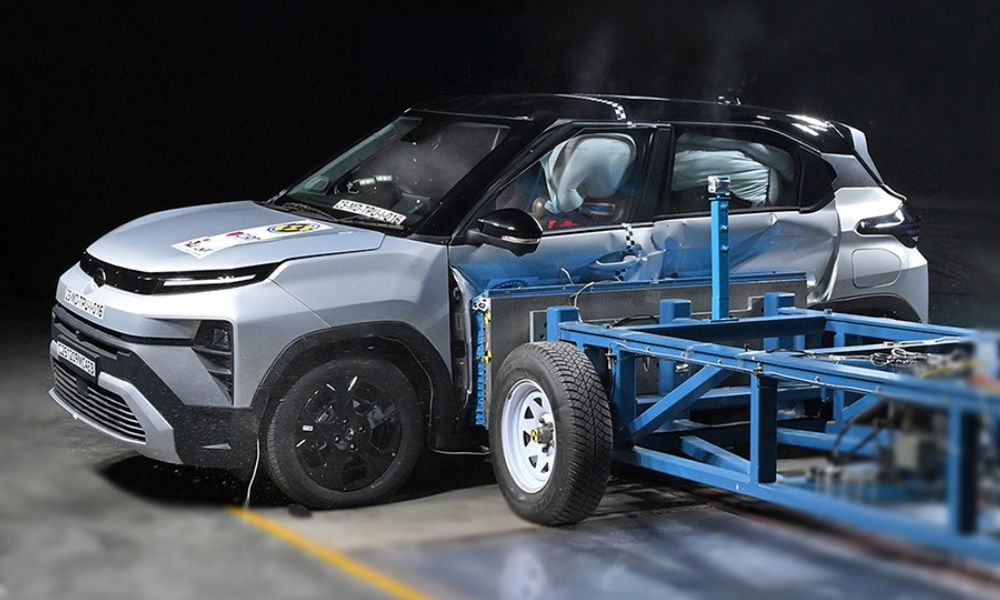 The Tata Punch EV has achieved a remarkable 5-star rating in the Bharat NCAP crash test. Featured Image