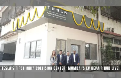 Tesla has launched its inaugural Collision center in India in collaboration with the Gautam Modi Group. Featured Image