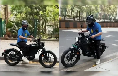 The CEO of Ultraviolette, Narayan Subramanium, experiences the Royal Enfield Flying Flea C6 and responds to it. Featured Image