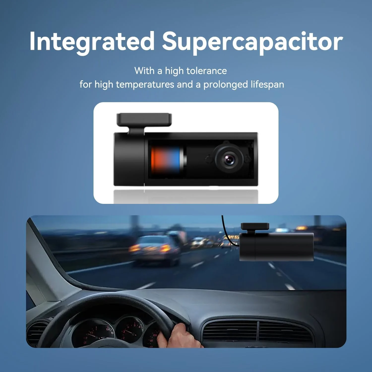 DDPAI Dash Cam for Car, 2K Resolution, with 3MP Camera | Emergency Accident Lock | Wi-Fi & App Control | Night Vision | 140° Wide Angle | Car Dashcam with G-Sen - image 4