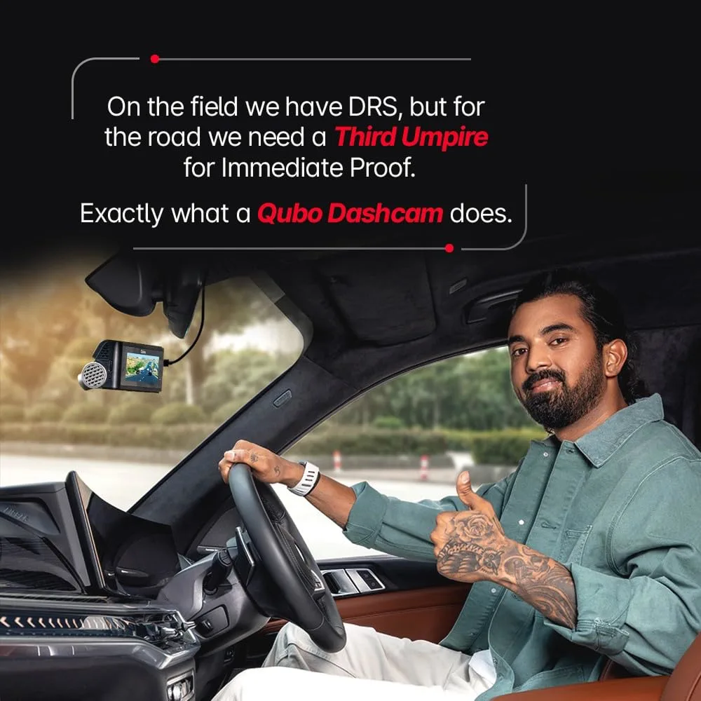 Qubo Car Dashcam Pro 3K [2026 Edition] Sony STARVIS 2 IMX675 Sensor| Dual Channel | Hero Group | NightPulse Vision | 5MP UHD Front Wide, 2MP FHD Rear | 3.2" LCD - image 3