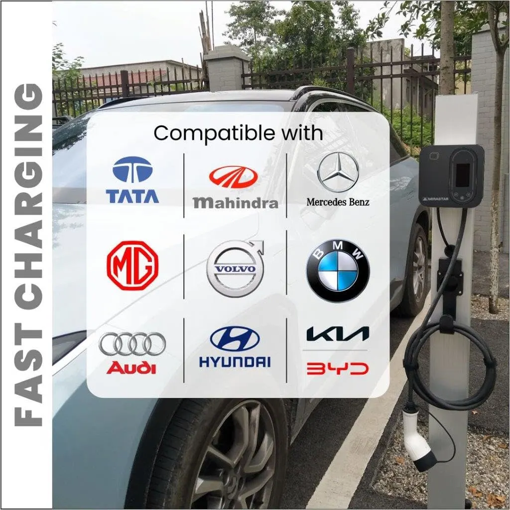 MIRASTAR Wallbox EV CAR Charger | 7.4 kW, Type 2 Gun, 32A Single Phase | Fast Charging | EV Charger - image 6