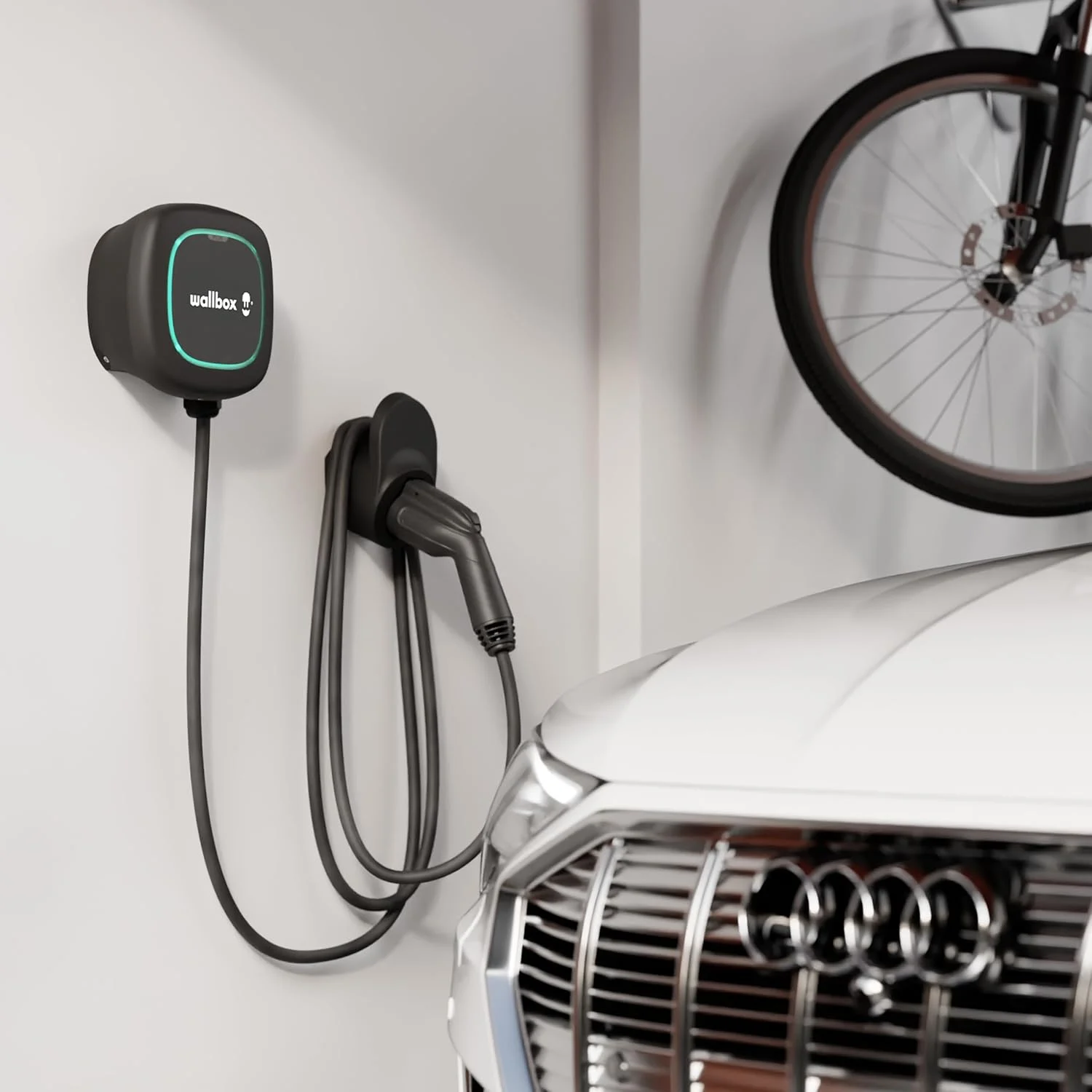 Wallbox Pulsar Plus Level 2 Smart Electric Vehicle Charger - Ultra Compact, WiFi, Bluetooth, Alexa/Google Home, Energy Star and UL Certified, 25ft Cord - image 8