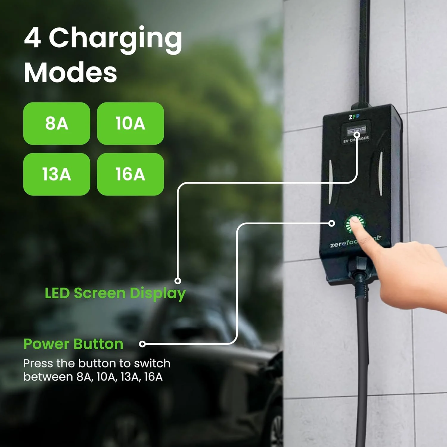 ZeroFootprint 3.5 kW Portable EV Car Charger | Type 2 AC | 16A - image 6