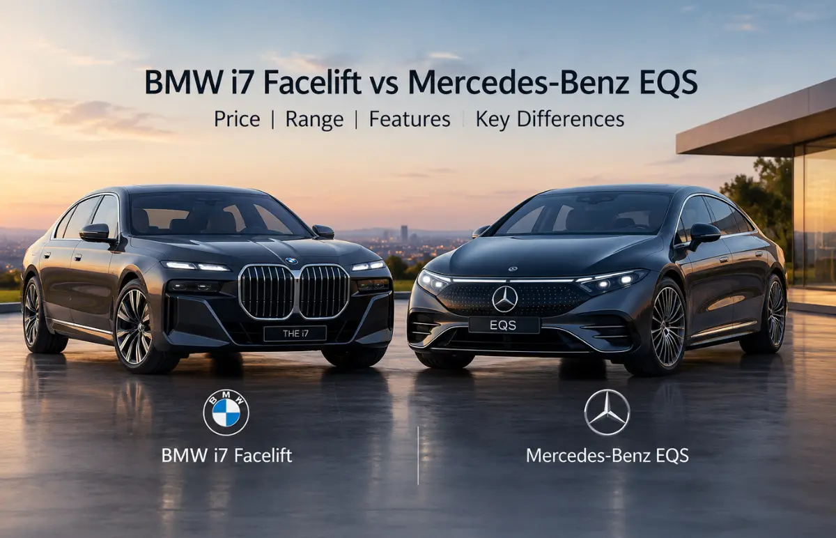 BMW i7 Facelift vs Mercedes-Benz EQS: Price, Range, Features & Differences Featured Image