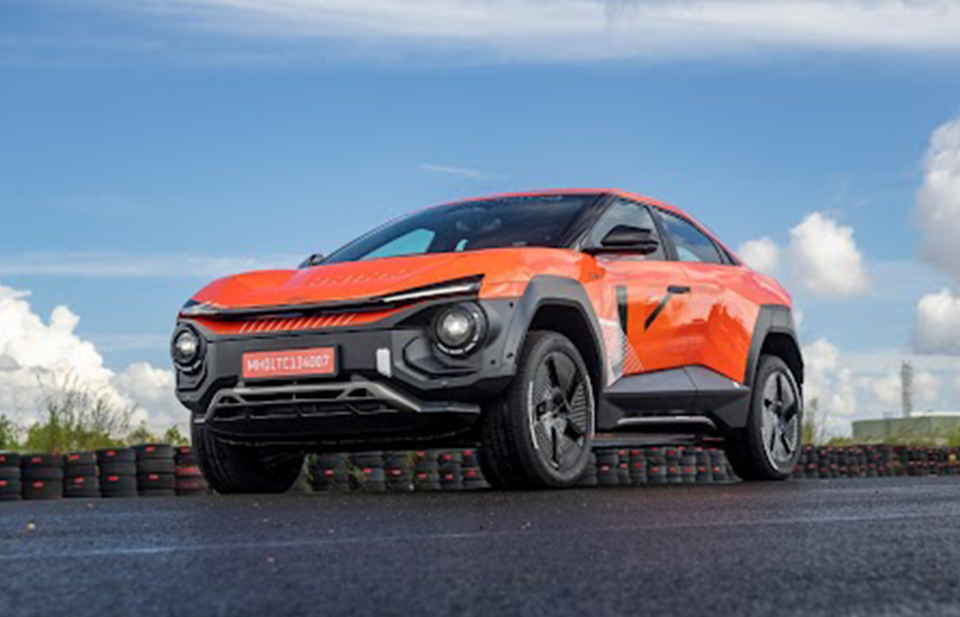 Mahindra unveils the BE 6 Formula E-Edition.