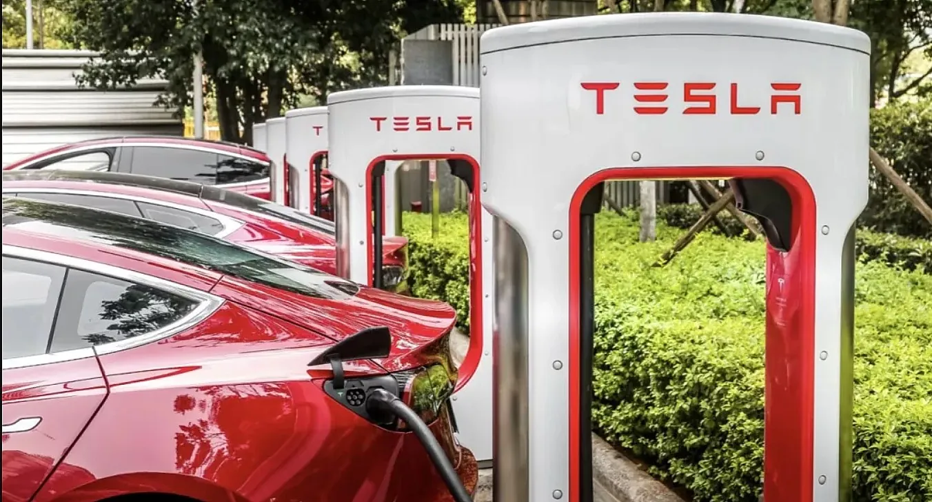 tesla charging station