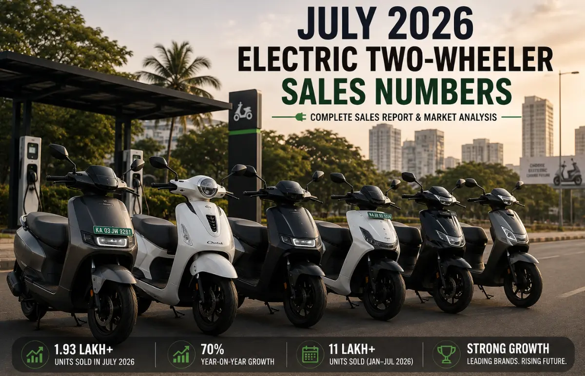 July 2026 Electric Two-Wheeler Sales Number Featured Image